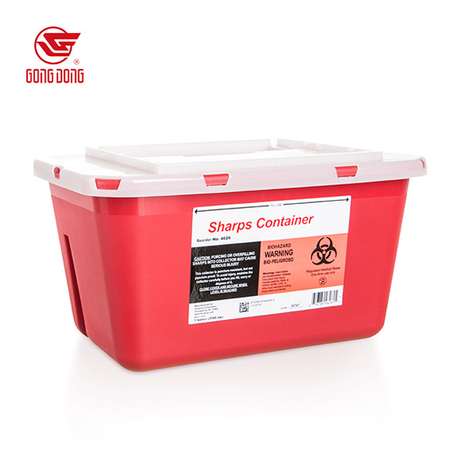 Острый контейнер с отходами красный 1qt 2qt 5qt 1gal 2gal 6gal