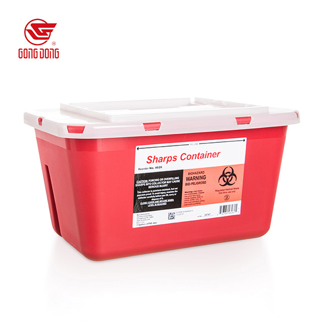 Острый контейнер с отходами красный 1qt 2qt 5qt 1gal 2gal 6gal